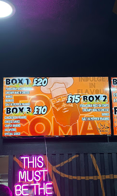 FoodComa menu board